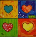 139 Heart / Hearts - 3-ply - Duni